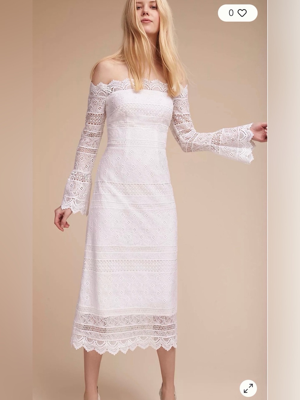 Amur white lace dress size 6